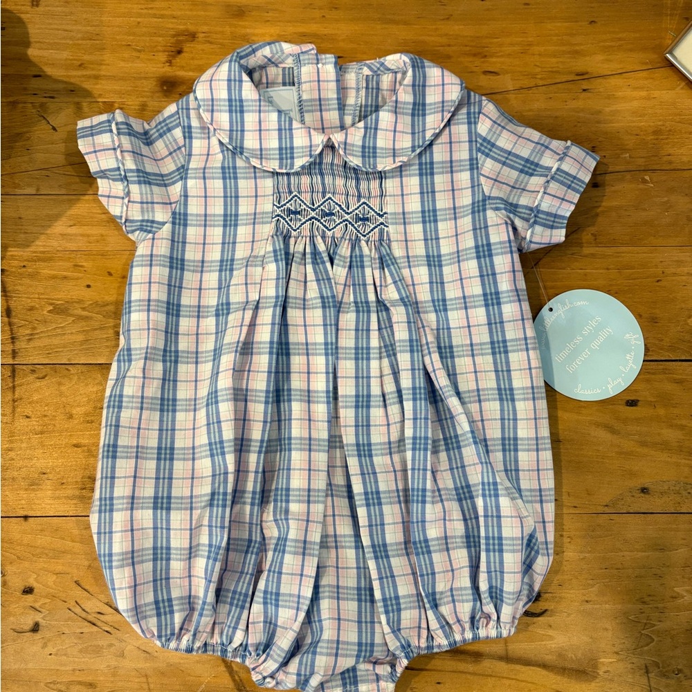 Little English Chest Smocked Bubble